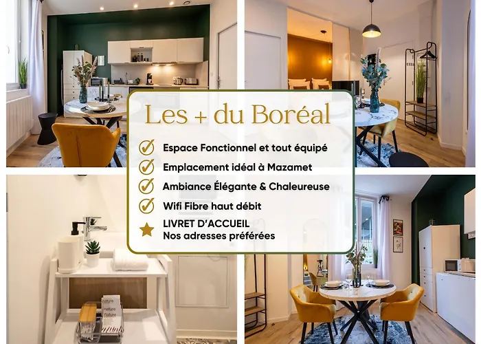 Le Boreal - Confort Lit Queen Size 公寓 马扎梅